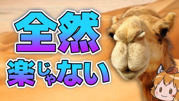 【超過酷】ラクダは全然楽じゃない？灼熱の砂漠で生き抜くヤバい能力者