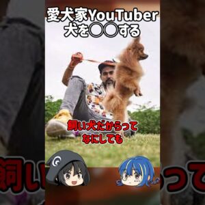 【１分解説】愛犬を○○した自称愛犬家YouTuberを1分解説【ゆっくり解説】#shorts