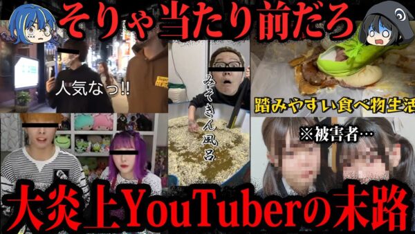 【ゆっくり解説】なぜやった？大炎上したYouTuber5選