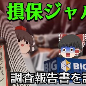 客ではなくビッグモーターに目を向けてた企業【調査報告書を読もう】～損保ジャパン～