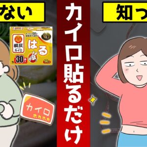 寒い冬に温活！カイロを貼るだけで基礎代謝12%向上し痩せる説は本当だった？！【ゆっくり解説】