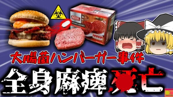（修正）【2003年】『大腸菌ハンバーガー事件』8年前に汚染されたハンバーガーを食べた男児 身体の80%が麻痺状態となり〇亡【ゆっくり解説】