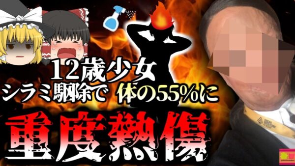 【2016年】シラミ駆除剤で火だるまになった少女 12歳で体の55%に重度熱傷を負い変わり果てた姿になり、100回以上の手術…【ゆっくり解説】