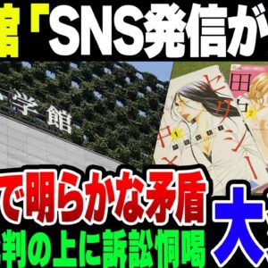 【セクシー田中さん】小学館の社内説明会、すべてをSNSのせいにして責任転嫁を図っている模様。なお発言が明らかに自分のウソを暴露しているわりに訴訟までにじませている【ゆっくり解説】