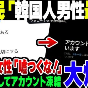 ツイ民「韓国人男性のいいところあるある」→本場韓国人女性がフルボッコ→アカウント凍結して完全終了【ゆっくり解説】
