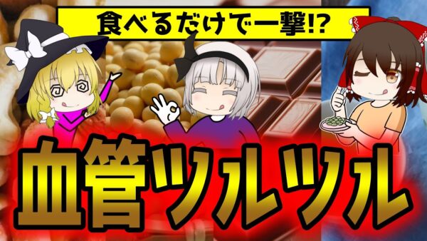 食べるだけで血管をツルツルにする10の食品【ゆっくり解説】