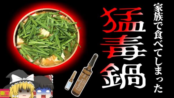 【2019年】「安全で美味しい自家製野菜で鍋しよう」→農薬まみれで一家が命の危機に『猛毒鍋食中毒事故』【ゆっくり解説】