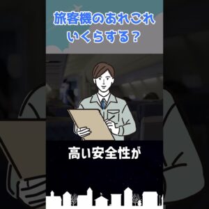 旅客機の○○の値段を調べてみました！ #shorts