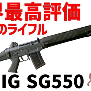 【武器解説】SIG SG550、スイスが誇る究極のアサルトライフルとは？国防を考えた中立国ならではの最高傑作