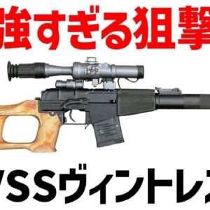 【武器解説】VSSヴィントレス、静かすぎるアサシン用ライフル、PUBGやタルコフでも強力な狙撃銃