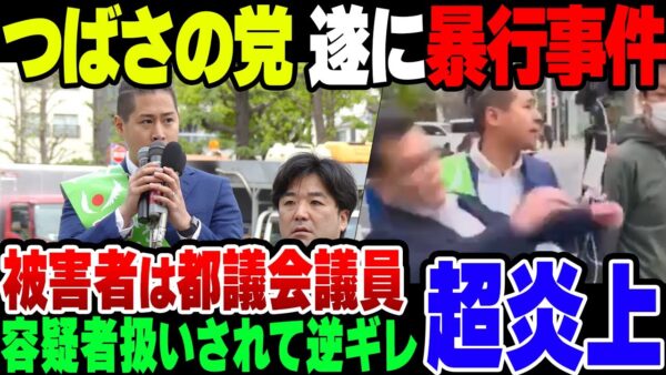 つばさの党、ついに都議会議員に暴行をふるって警察に届けを出される。容疑者扱いされて逆切れしている模様【ゆっくり解説】