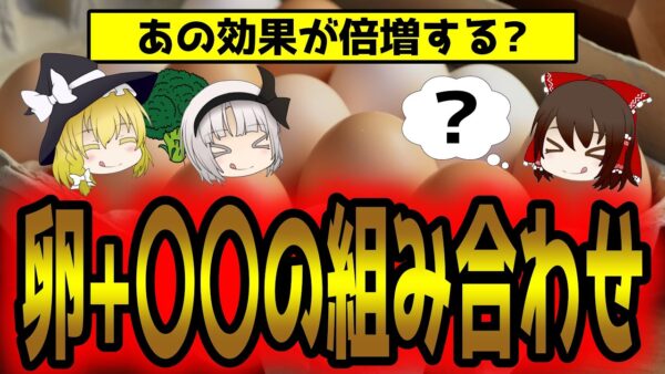 最強の組み合わせ！ 卵+〇〇で効果が倍増する裏技？！【ゆっくり解説】
