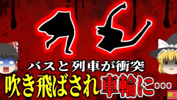 【2023年】バス衝突で窓から飛び出る→列車に轢かれ胴体が真っ二つに…『ブラジリアバス衝突轢過』【ゆっくり解説】
