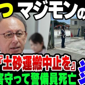 【ゆっくり解説】辺野古抗議行動でダンプの前に飛び出したバカを制止して警備員が死亡。デニーは政治利用して炎上