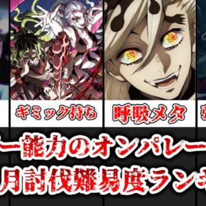 【ゆっくり解説】強いよりも厄介かもしれない 十二鬼月討伐難易度ランキング【鬼滅の刃】