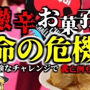 【2024年】『タバスコの数百倍』「18禁」の激辛お菓子で高校生14名が緊急搬送 たかがお菓子？→いいえ。激辛の食べ物で〇ぬこともあります。食べてしまったらどうすればいい？【ゆっくり解説】