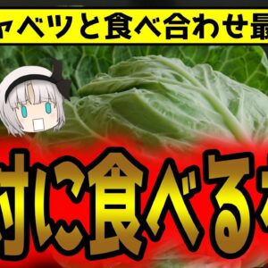 絶対に一緒に食べないで ！ キャベツと食べると滋養強壮剤になる食品4選【ゆっくり解説】