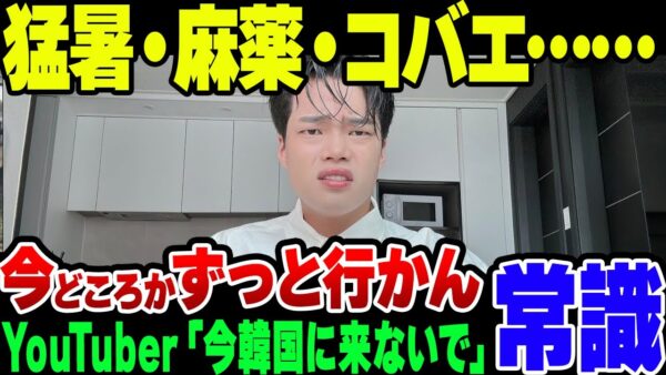 【ゆっくり解説】韓国人YouTuber『今韓国には来ないで！』が想像以上に地獄