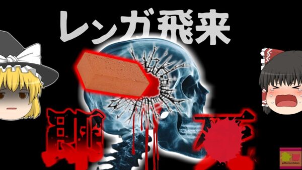 【2012年】『信じられない不運』長距離旅行中に突然飛来した一つのレンガ 凄まじい速度でフロントガラスを突き破り女性の頭部に直撃 車内は悲痛な悲鳴に包まれ…ロシアレンガ直撃事故【ゆっくり解説】