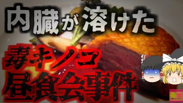 【2023年】元夫の両親を招待した容疑者の主婦は何故こんなことを？肝臓の組織が溶ける猛毒キノコ入りミートパイ『毒キノコ昼食会事件』【ゆっくり解説】