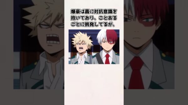 【ゆっくり解説】セットにされることが多い！？ 爆豪勝己と轟焦凍の関係性【僕のヒーローアカデミア】＃shorts