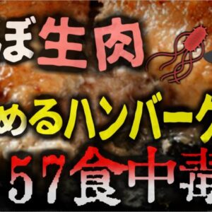 【2024年】『飲めるハンバーグ集団食中毒事件』　患者から腸管出血性大腸菌O157が検出される ほぼ生状態のハンバーグ　溶血性尿毒症症候群も併発する恐ろしい細菌【ゆっくり解決】