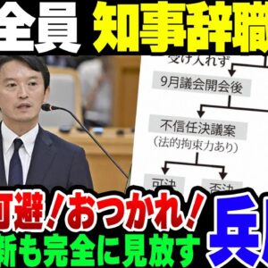 【兵庫県知事】斉藤元彦知事、県議会議員全員から辞職要求されてしまう【ゆっくり解説】