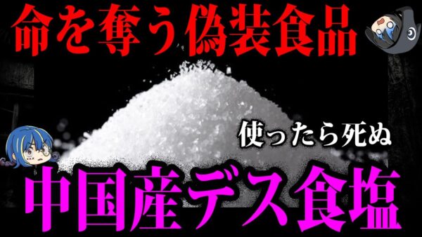 【ゆっくり解説】塩ですら安心できない…中国のヤバすぎるデス偽装食品７選