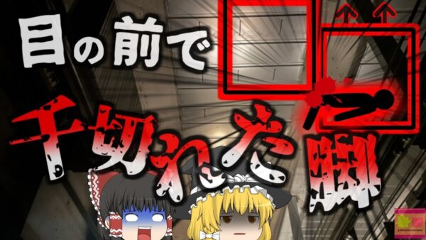 【2018年】「足が千切れる音を聞きました」歩きスマホ中の女性 躓いたままエレベーターが動き出し脚を切断　監視カメラにその一部始終が【ゆっくり解説】