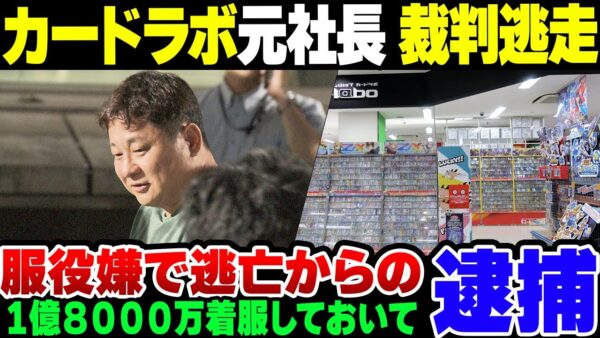 【アニメイト】アニメイト傘下のカードショップ、CardLabo元社長が1億8000万着服した上裁判から逃亡して逮捕【ゆっくり解説】