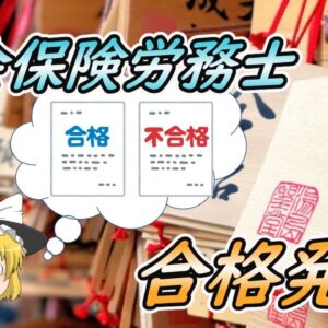 【ゆっくり解説】魔理沙　社会保険労務士の合格発表に逝く【資格】