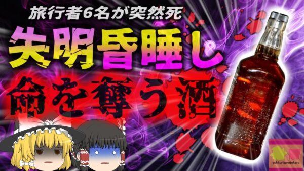 【2024年】『命を奪う密造酒』メタノール中毒で宿泊客6名が死亡 客室で亡くなっていた人たちに共通していたのは地域で飲んでいた酒？【ゆっくり解説】
