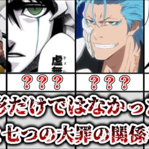 <span class="title">【ゆっくり解説】死の形だけではなかった！？ 十刃と七つの大罪、八つの枢要罪の関連性について解説、考察【BLEACH】</span>