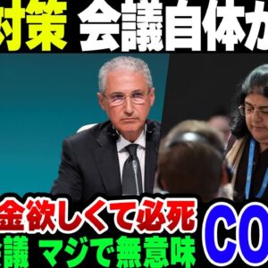 <span class="title">【COP29】温暖化対策で先進国と後進国が金引っ張り合って地獄の会議。もう小氷期近いんだから会議自体いらんだろ【ゆっくり解説】</span>