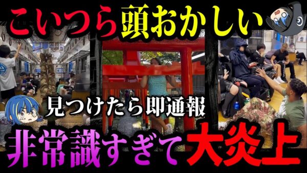 【ゆっくり解説】街中でやりたい放題。非常識すぎて炎上した奴ら５選