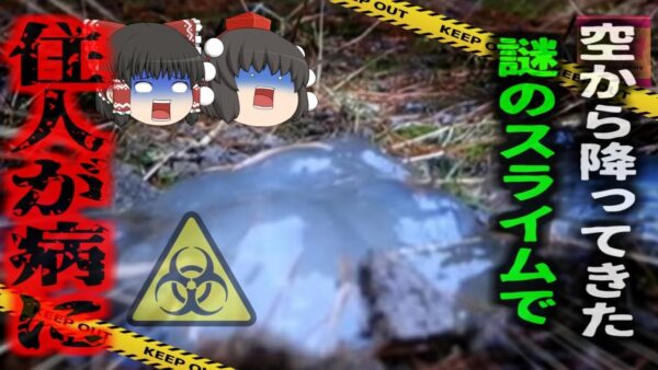 【1994年】『空から落ちてき謎のゼリーで病気に』雨と共に落ちてきた謎の粘液 触れた人々が次々と病に倒れる‥･人口800名ほどの小さな町で一体何が？「オークビルブロブ事件」【ゆっくり解説】きめぇ丸