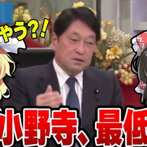 自民党小野寺五典、国民の『手取りが増えちゃう』＆『納税していない6割の国民を大事にする』→炎上【ゆっくり解説】