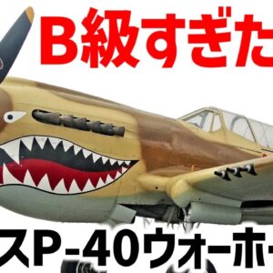 【兵器解説】戦闘力B級すぎたサメ戦闘機・カーチスP-40ウォーホーク、数が多くそれなりに活躍したやつ