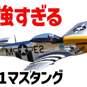 <span class="title">【兵器解説】WW2最強の戦闘機・P-51マスタング、西部戦線の制空権争いで無双した機体</span>