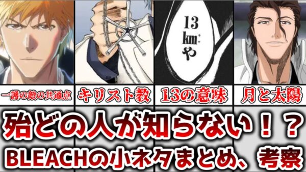 【ゆっくり解説】殆どの人が知らない！？ BLEACHの小ネタをまとめ、考察【BLEACH】