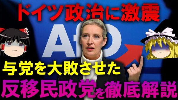【ゆっくり解説】ナチスの再来？ドイツで大躍進中の極右政党を徹底解説します
