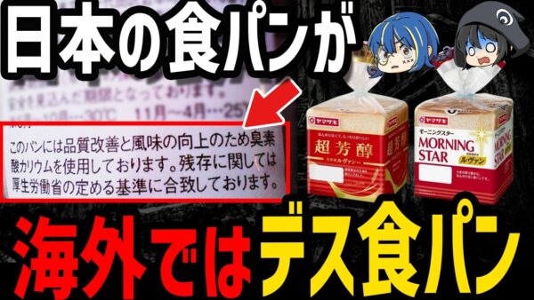 【ゆっくり解説】日本の食パンが危険物扱い！？海外で禁止されている食べ物５選