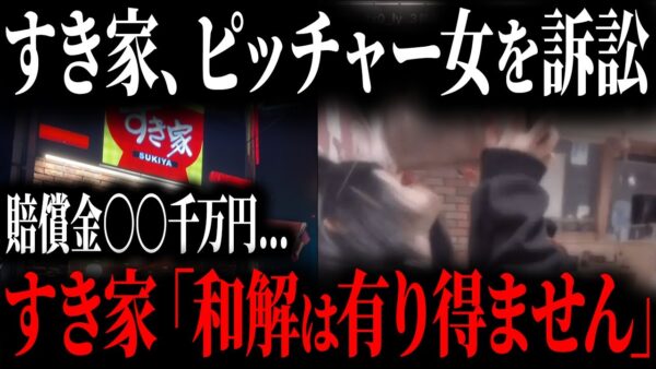 すき家ブチギレで警察沙汰...すき家ピッチャー女、多額の賠償請求で人生終了しました【ゆっくり解説】