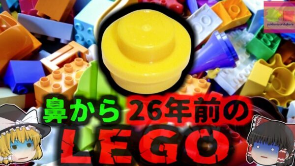 【2024年】『鼻から26年前のLEGO』睡眠時無呼吸症候群に苦しんでいた男性 ある日鼻をかむと小さなLEGOのピースが…実は6歳から…【ゆっくり解説】