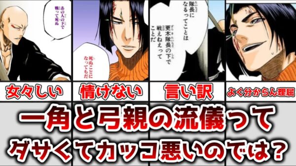【ゆっくり解説】ぶっちゃけカッコ悪くない？ 一角と弓親の流儀と剣八の意志と十一番隊の隊風の食い違いぶりについて解説、考察【BLEACH】