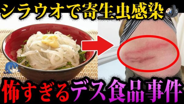 【ゆっくり解説】300人が寄生虫感染。怖すぎるデス食品事件６選