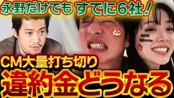 田中圭と永野芽郁のー不倫騒動、ついにCM大量打ち切りが始まってしまう。違約金はどうなる？【ゆっくり解説】
