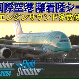【MSFS MSFS2024】離着陸シーン集│Landing Takeoff Compilation【成田空港・Narita International Airport】