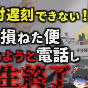 『やばい乗り遅れる…そうだ!』飛行機に乗り遅れた男。空港に一本の電話を入れフライトを止めるが、その電話のせいで人生終了…【ゆっくり解説】