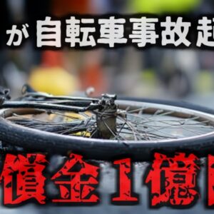 『男児が起こした自転車事故で賠償1億円』親に責任 ローン残る住宅売却し人生が…月額数百円の保険に入っていれば…【ゆっくり解説】